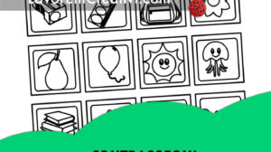 contrassegni scuola da colorare