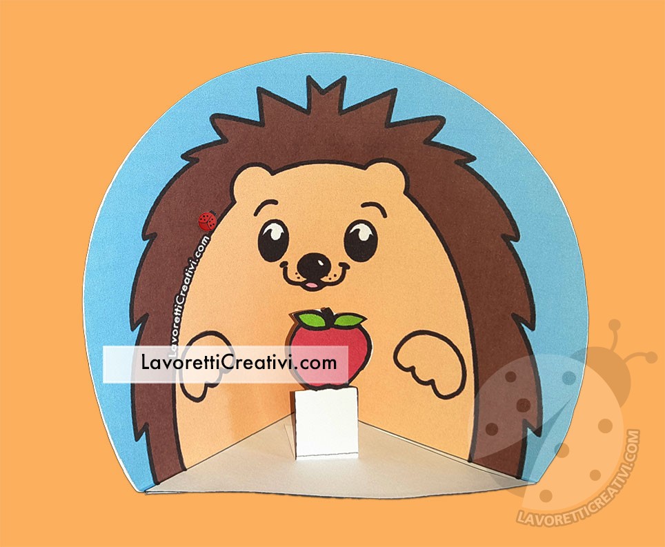 lavoretto riccio animale