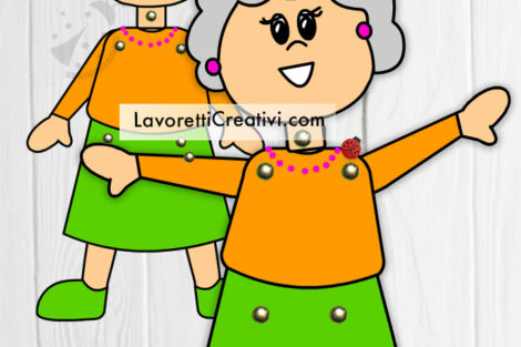 Nonni con fermacampioni 8 Nonna marionetta