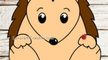 riccio viso cuore