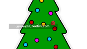 albero di natale da ritagliare