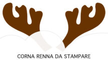 corna renna da stampare