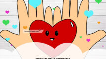 cuore rosso tra le mani