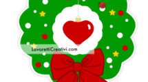 ghirlanda natalizia con cuore