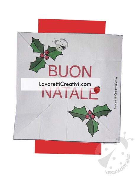biglietto pacco regalo natale
