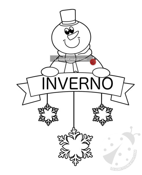 Design Per Biglietto Di Natale Con Pupazzo Di Neve Illustrazione di