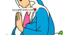 madonna disegno colorato