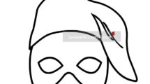 maschera pulcinella di carta