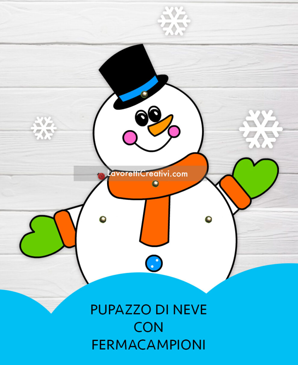 Pupazzo Di Neve Keeleco Con Sciarpa - Peluche Morbido 20cm 100% Riciclato