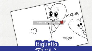 biglietto auguri papa