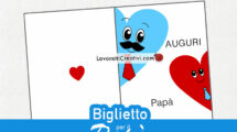 biglietto papa da stampare