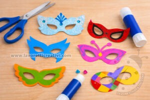 maschere carnevale per bambini fai da te