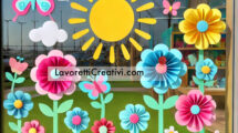 decorazione fiori scuola infanzia