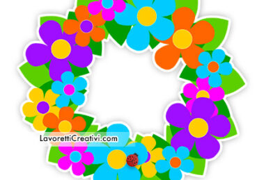 ghirlanda fiori primavera