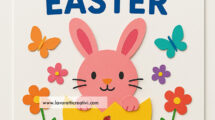 biglietto happy easter colorato