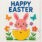 biglietto happy easter colorato