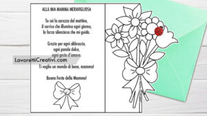 biglietto mamma con poesia