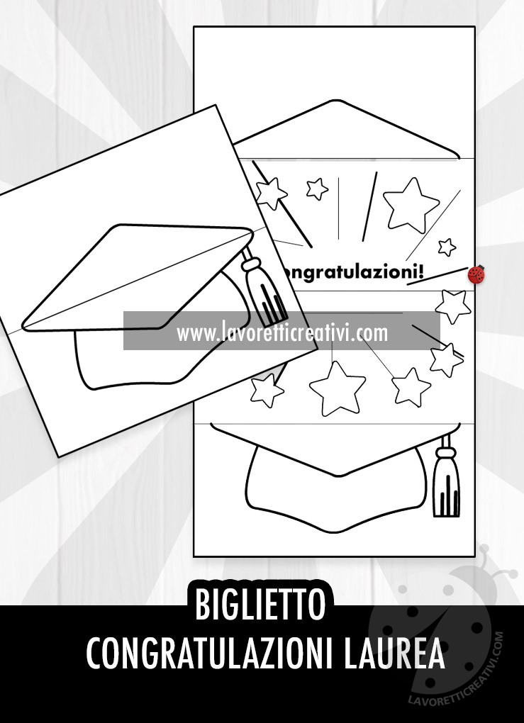 Biglietto laurea da stampare 7 biglietto laurea da colorare