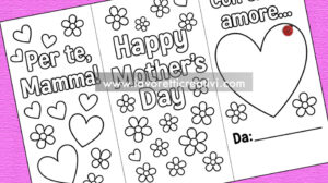 biglietto mamma da stampare