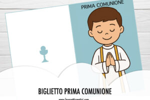 biglietto prima comunione