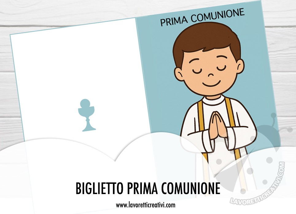 biglietto prima comunione