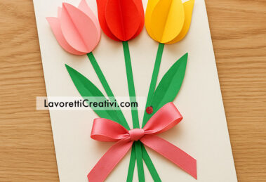 biglietto tulipani 3d