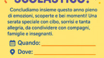 invito digitale cena fine anno scuola