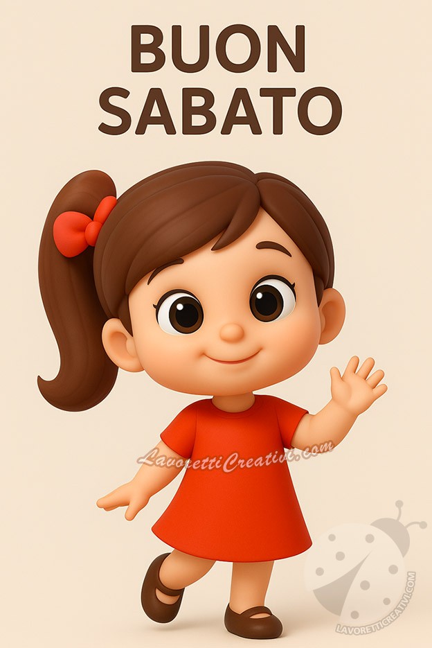 Buon Sabato bambina 2