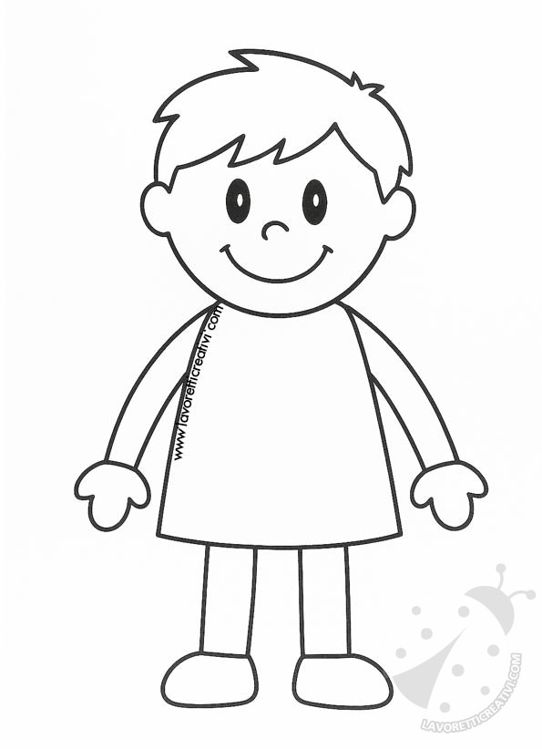 bambino disegno semplice