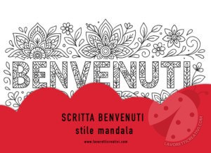 Benvenuti stile mandala