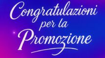 congratulazioni promozione