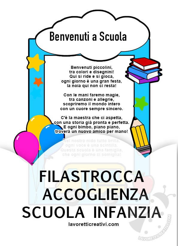 filastrocca scuola infanzia