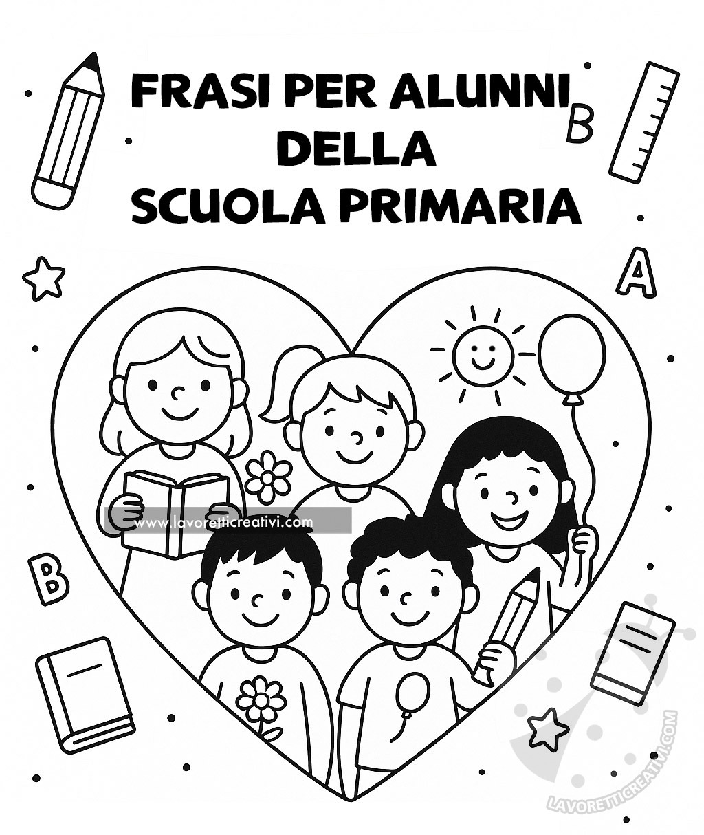 frasi per alunni scuola primaria
