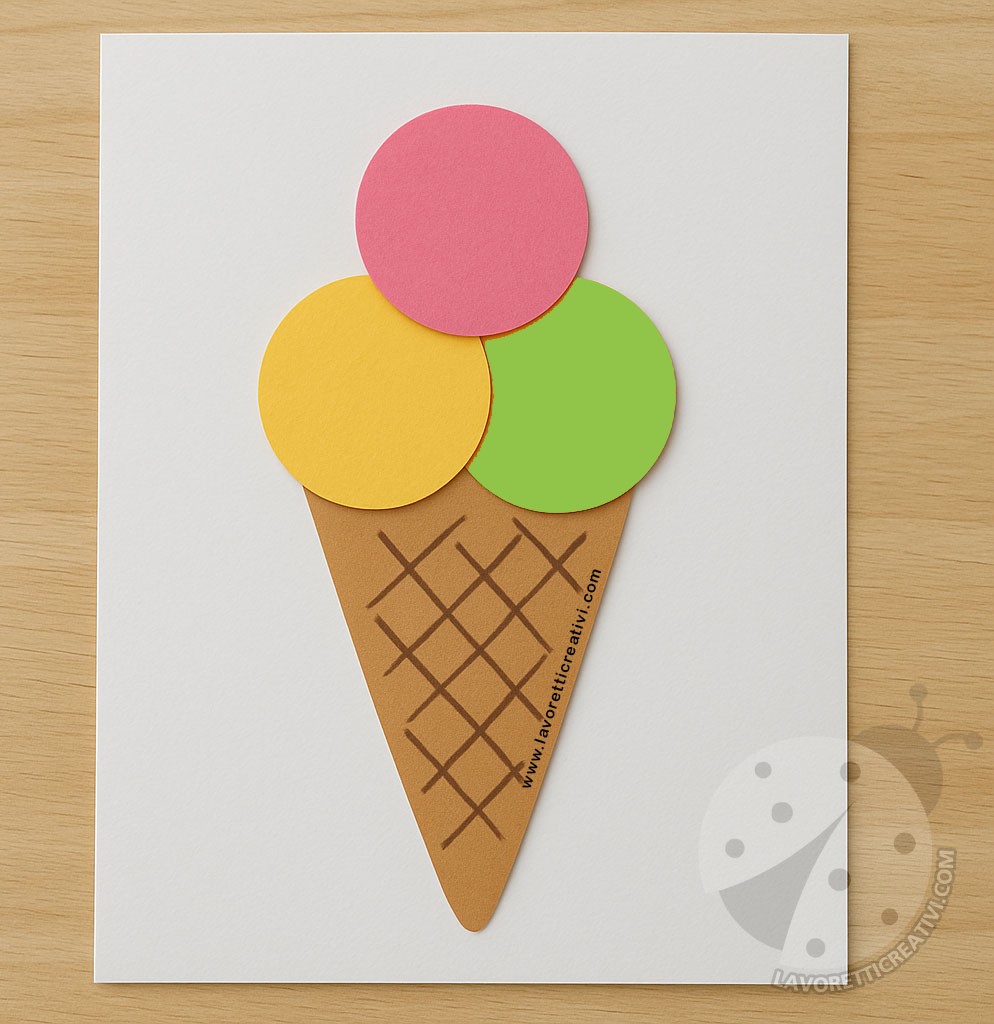 gelato di cartoncino