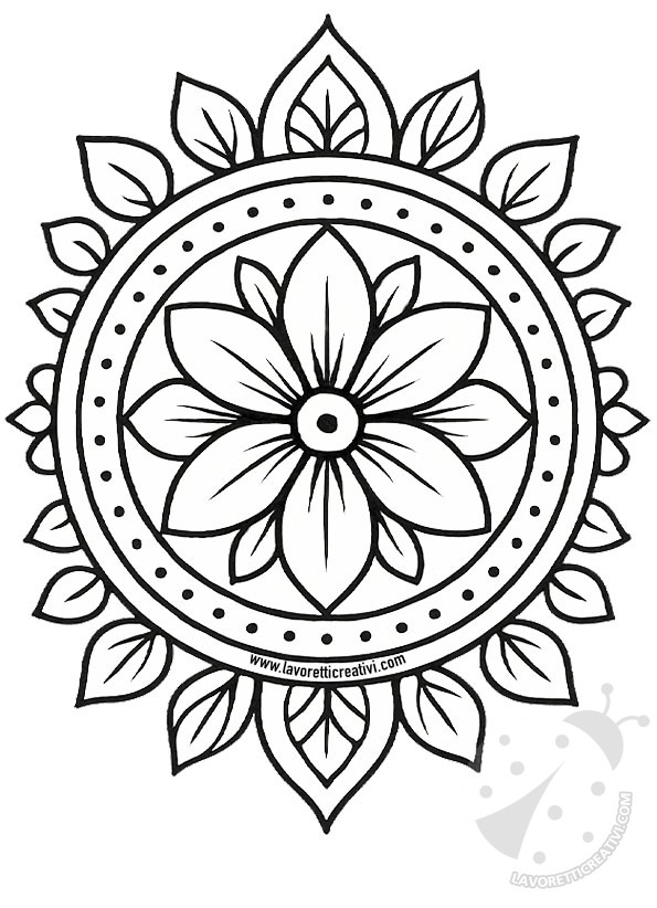 mandala floreale