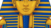 maschera tutankhamon colorata