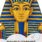 maschera tutankhamon colorata
