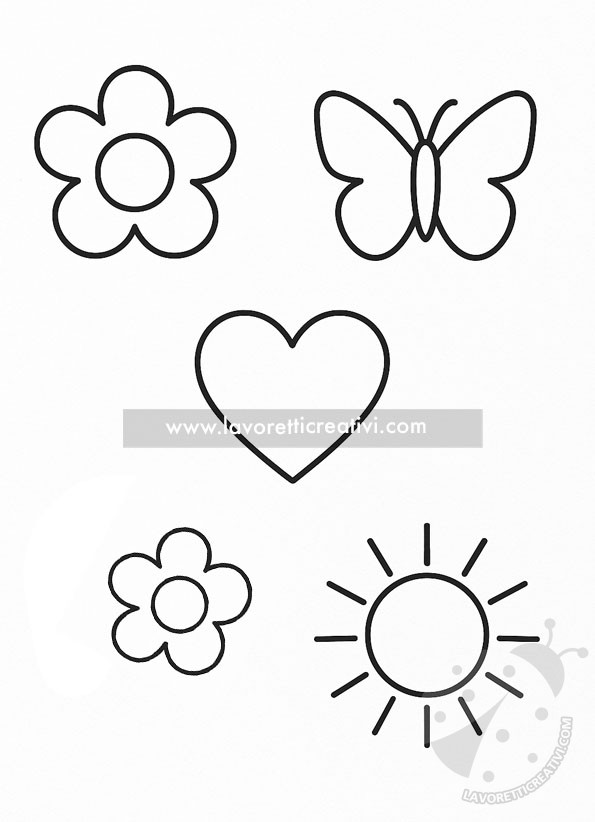sagome cornice per bambini