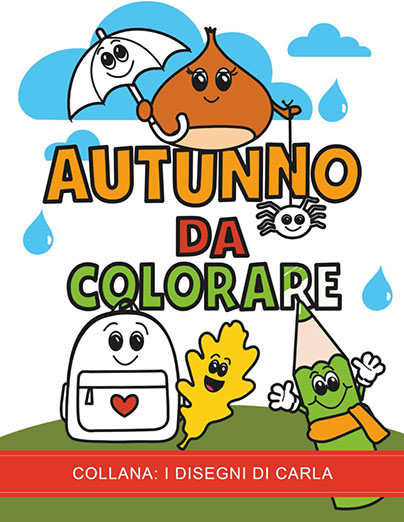 Biglietti di Pasqua 7 Autunno da colorare