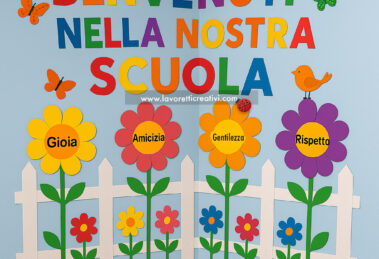 decorazione parete accoglienza