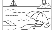 disegno spiaggia mare 1