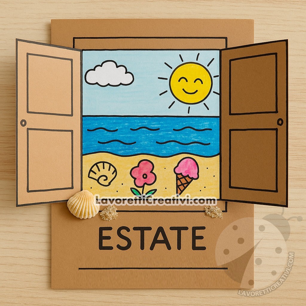 Finestra Estate attività sui ricordi dell'estate