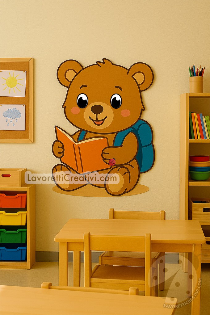 orsetto decorazione scuola infanzia