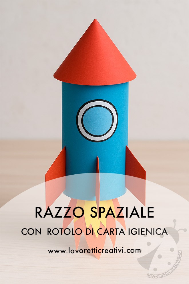 razzo spaziale rotolo di carta igienica