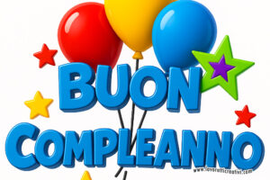 Buon compleanno 3d