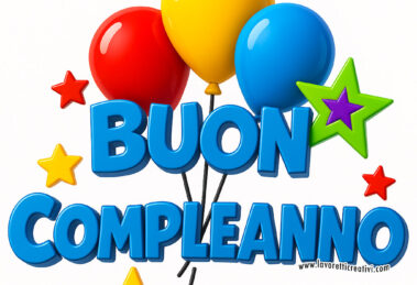 Buon compleanno 3d