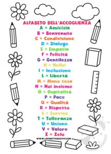 Alfabeto dell’accoglienza