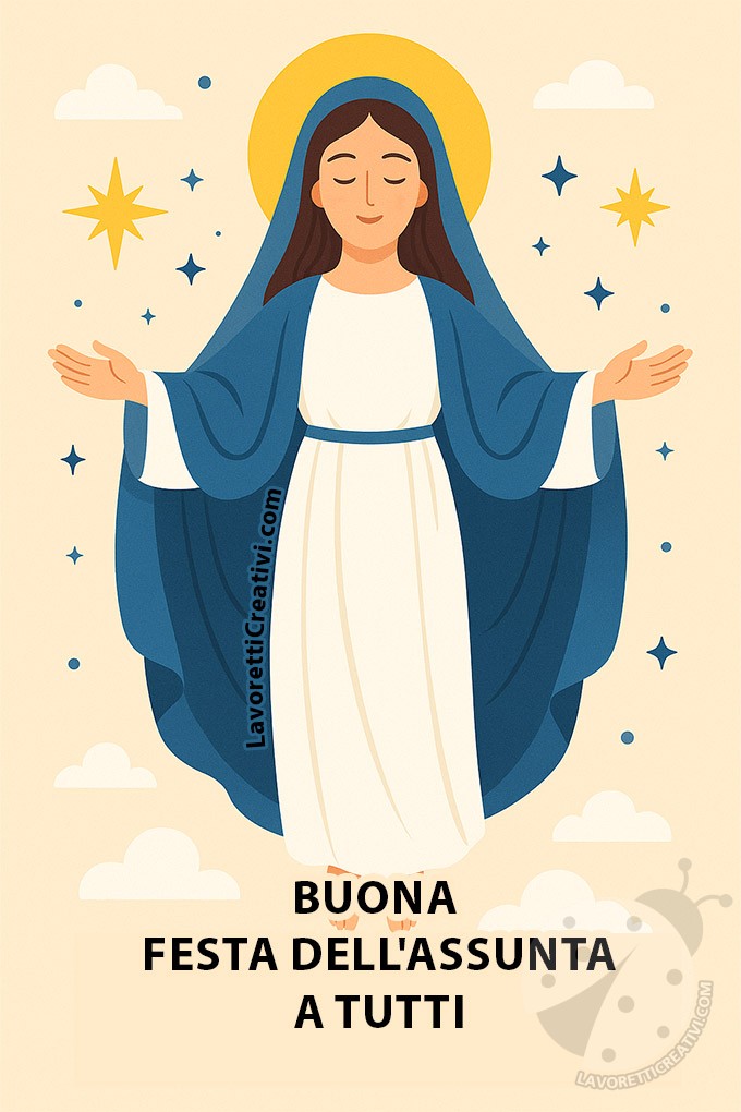 Buona Festa dell'Assunta a tutti immagine da condividere