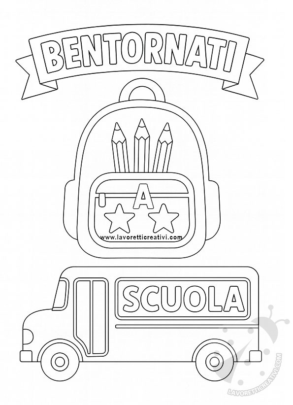 bentornati zaino scuolabus