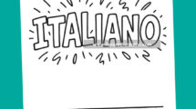 copertina scritta italiano